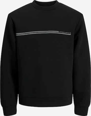 Felpa 'JCOFUSION' di JACK & JONES in nero: frontale