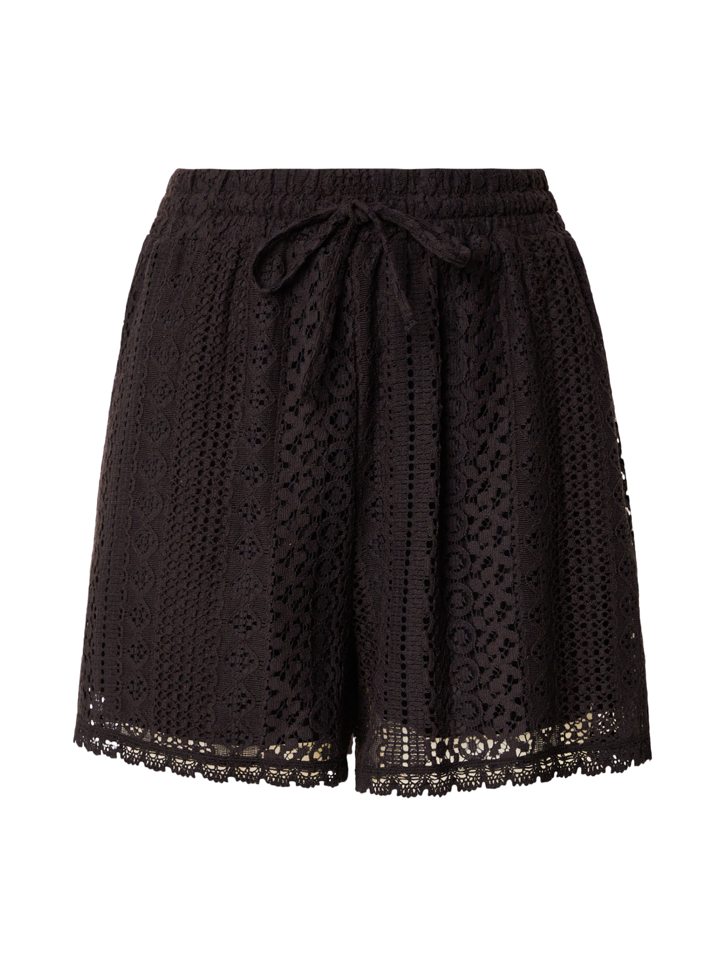 ABOUT YOU Szabványos Nadrág 'Ina' - fekete: elől