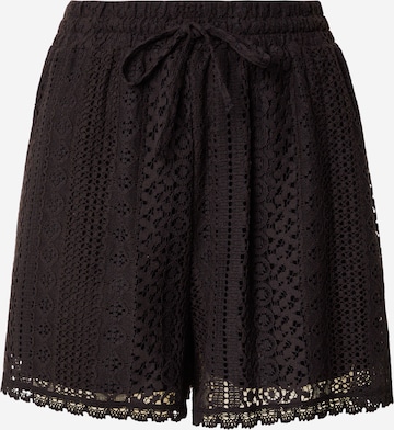 ABOUT YOU Обычный Штаны 'Ina' в Черный: спереди