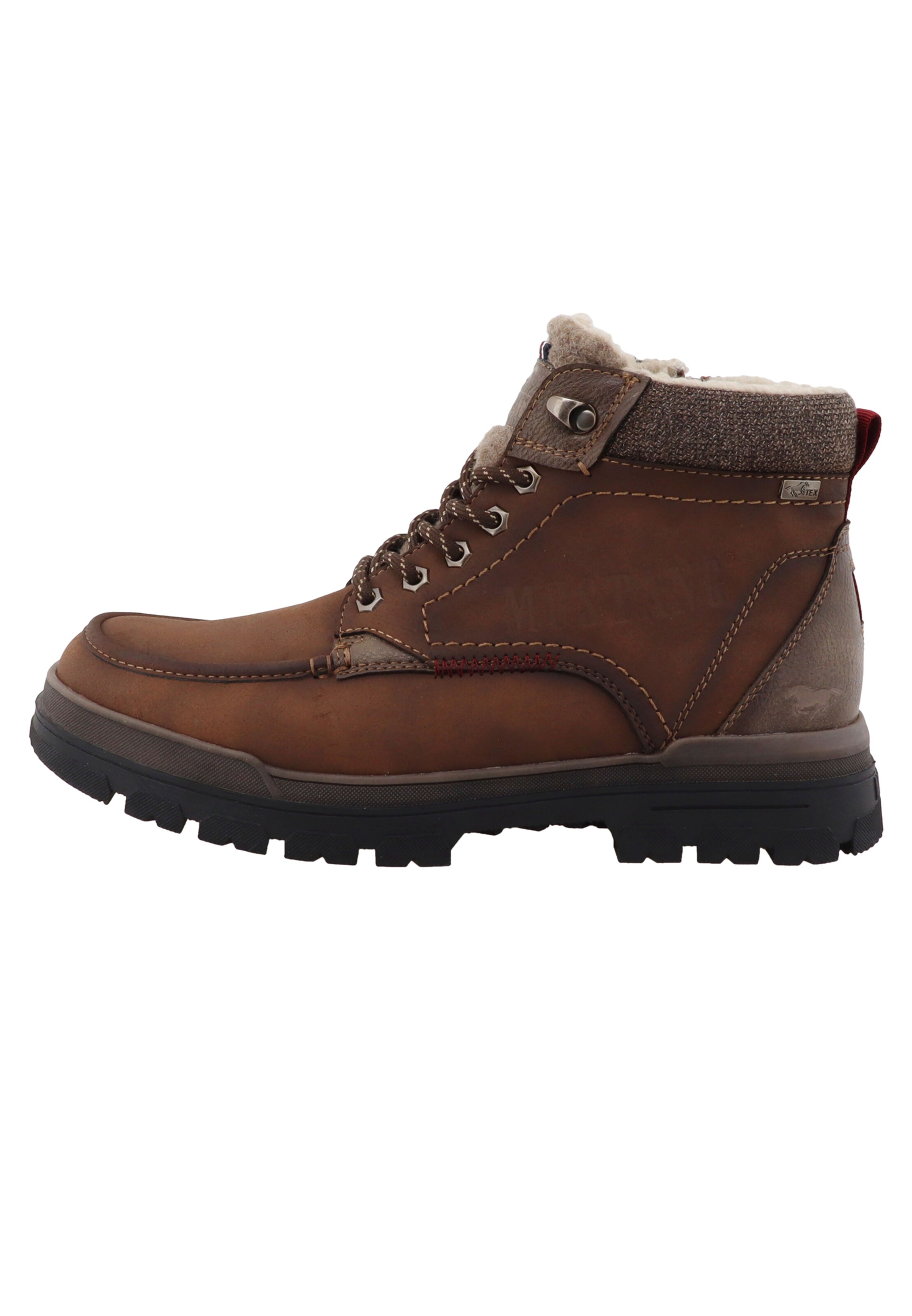 MUSTANG - Botas com atacadores 'Peppin' em castanho