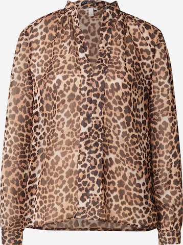 Chemisier QS en marron : devant