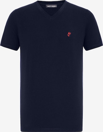 zils Jacey Quinn T-Krekls: no priekšpuses