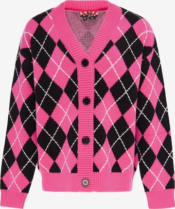 Cardigan 'Rock' myMo ROCKS en rose : devant