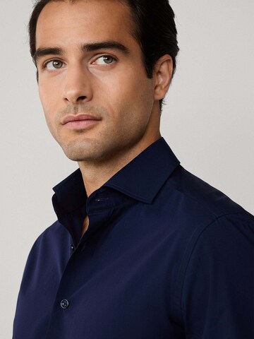Hackett London Regular fit Overhemd in Blauw