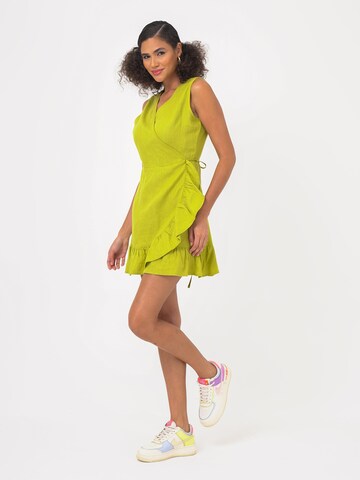 FRESHLIONS Sommerkleid 'Mailinda' in Grün