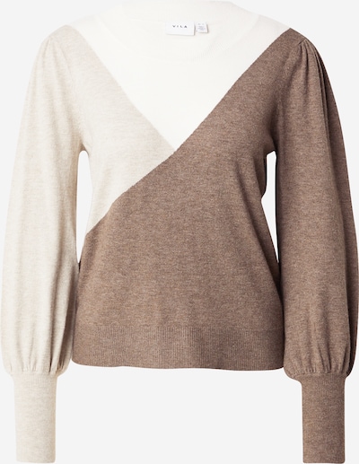 Megztinis 'VIKerry' iš VILA, spalva – marga smėlio spalva / margai ruda / perlų balta, Prekių apžvalga