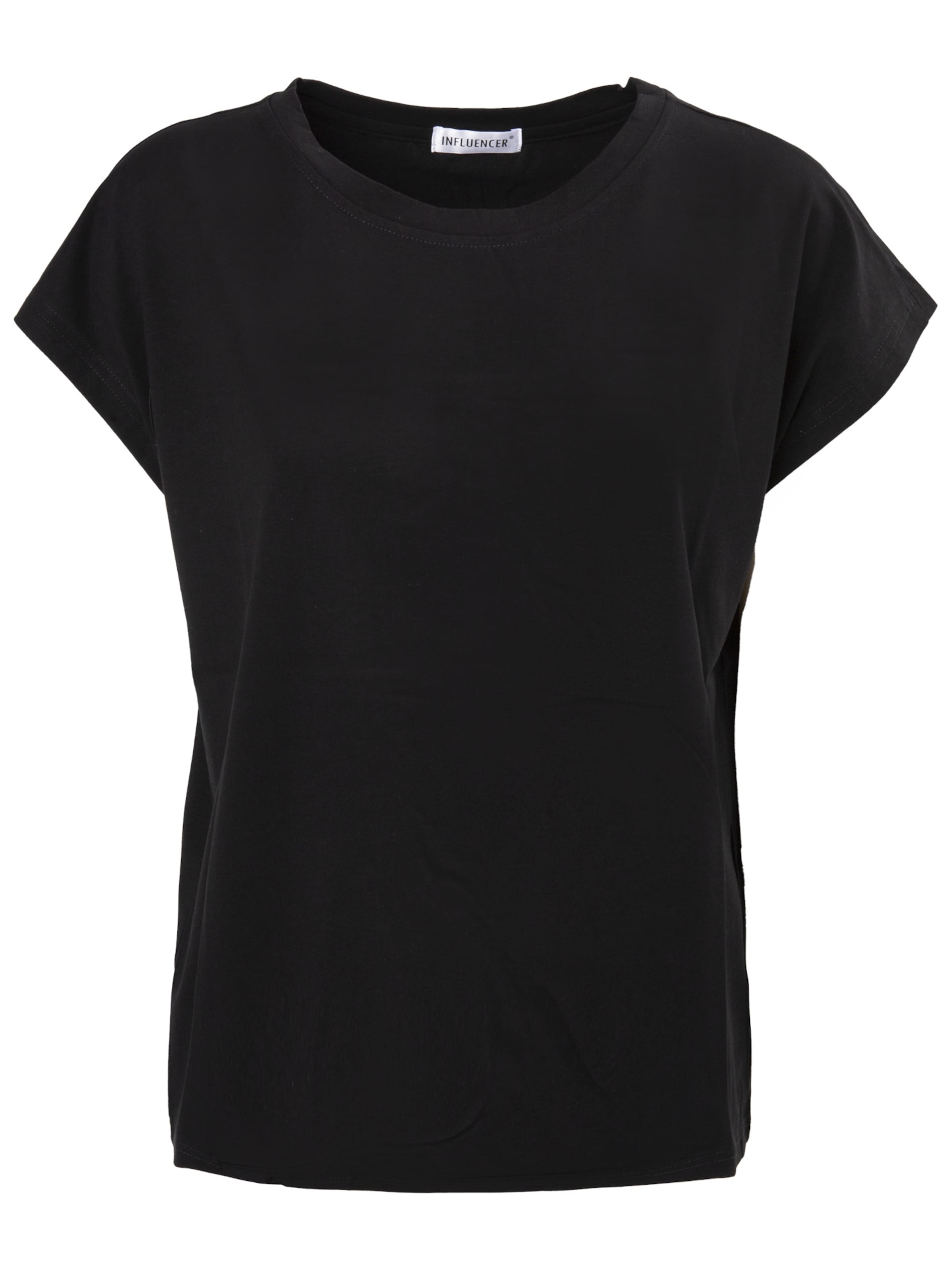 Influencer Tričko - Čierna: predná strana