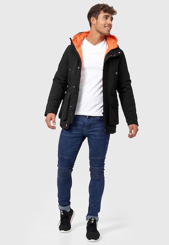 INDICODE JEANS Winterparka in Zwart