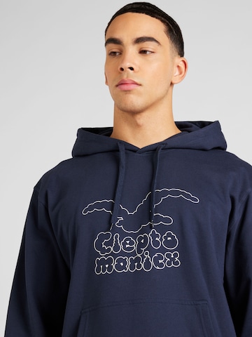 Cleptomanicx Sweatshirt 'Clouds' in Blue