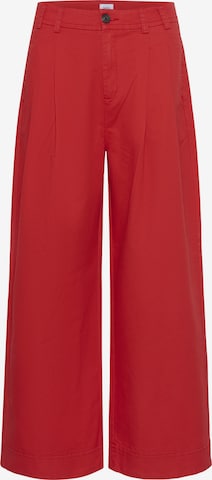 Wide Leg Pantalon à pince 'ParkerSZ' SAINT TROPEZ en rouge : devant