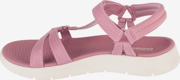 Sandales 'Go Walk Flex' SKECHERS en rose : devant