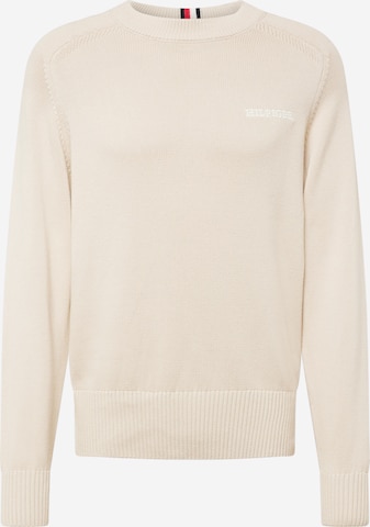 TOMMY HILFIGER Trui in Beige: voorkant