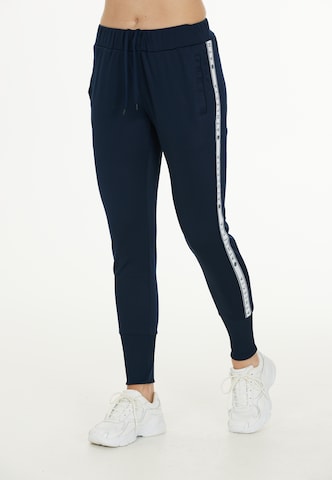 Athlecia Slimfit Sportbroek 'Sella' in Blauw: voorkant