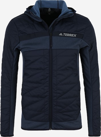 ADIDAS TERREX Outdoorjas in Blauw: voorkant