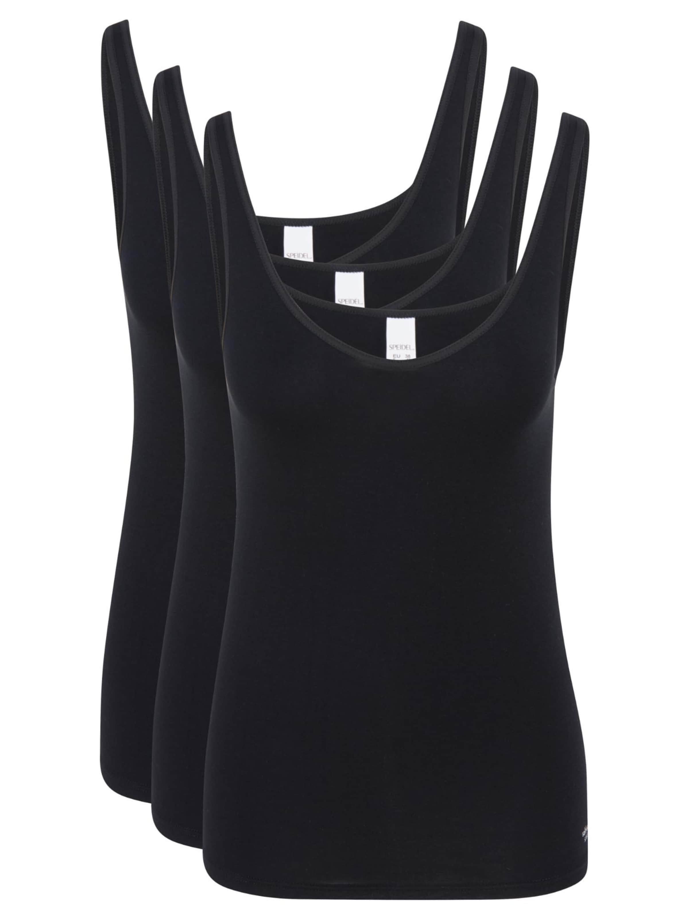 SPEIDEL Unterhemd 'Soft Feeling'‌ in Schwarz: Vorderseite