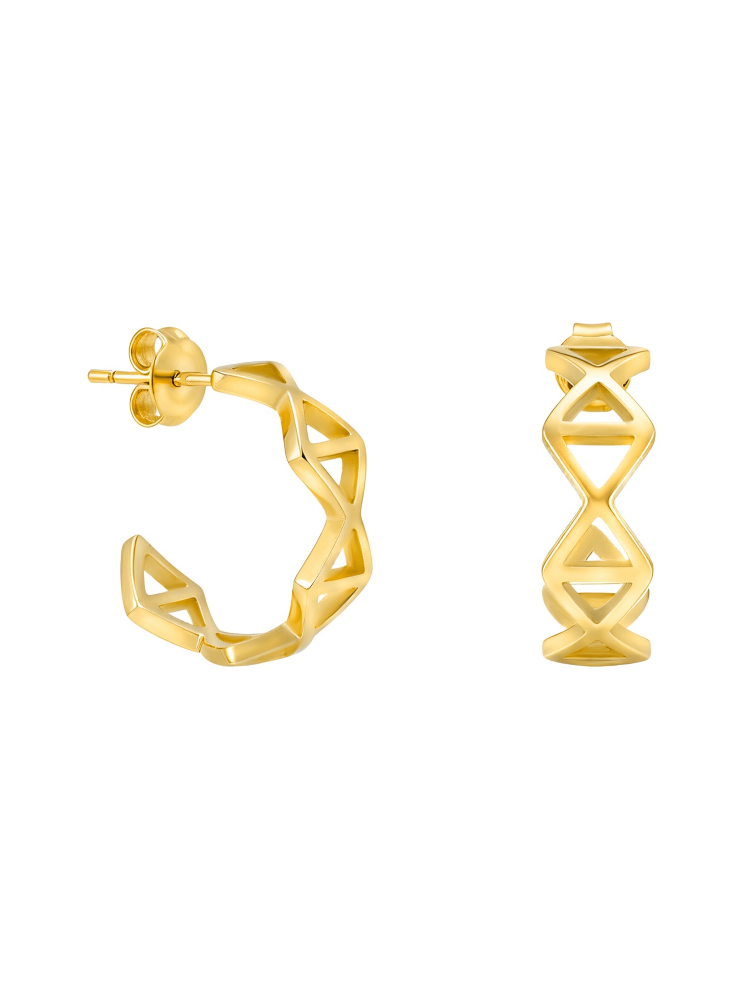 Sofia Milani Ohrringe‌‌‌‌‌‌‌‌‌ in Gold: Vorderseite