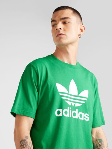 ADIDAS ORIGINALS T-Shirt 'Adicolor Trefoil' in Grün