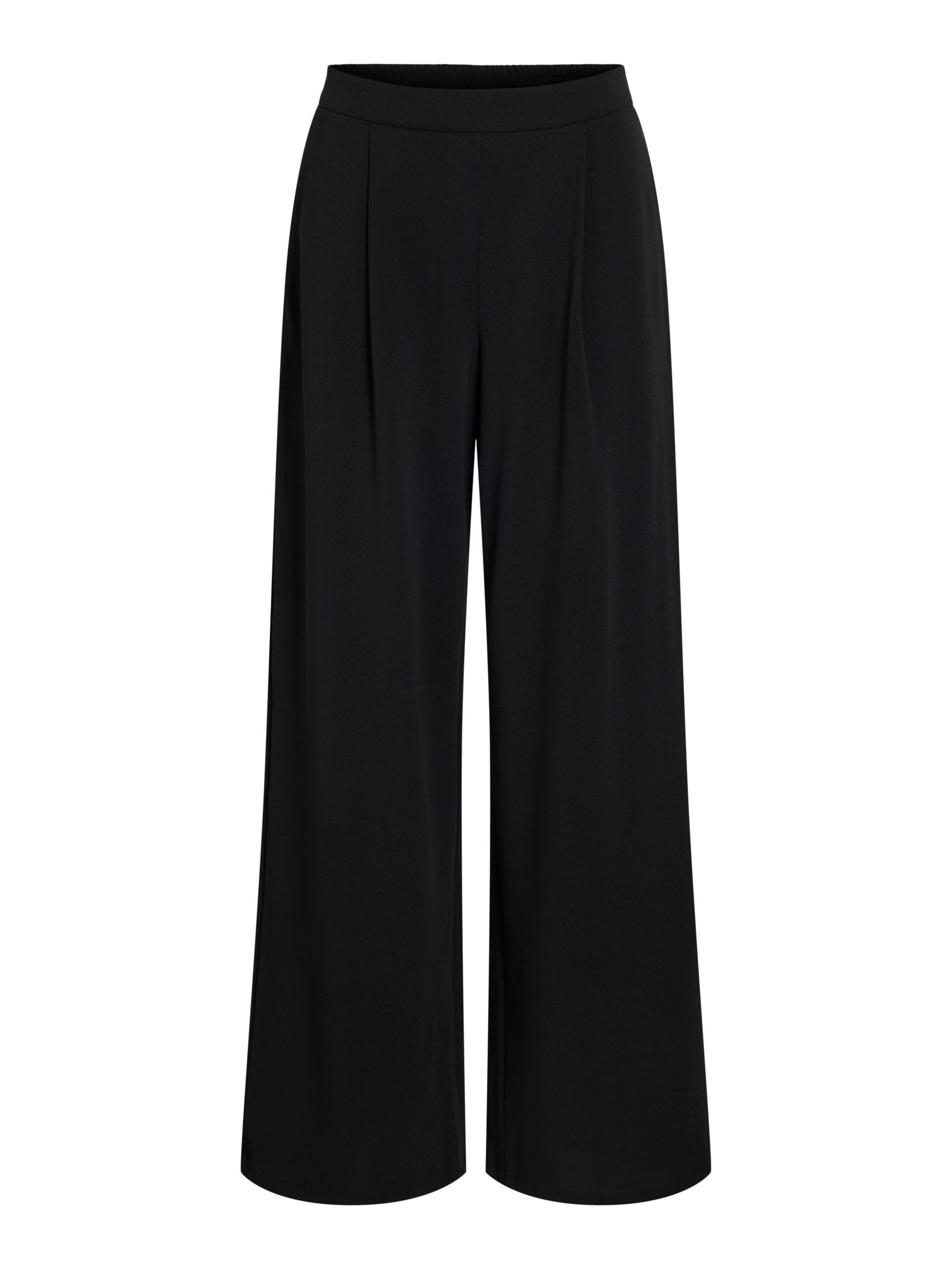 Pantalon à pince 'VIBenne' VILA en noir : devant