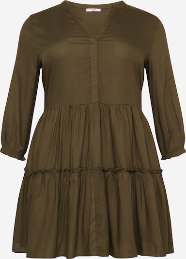 ABOUT YOU Curvy Φόρεμα 'Isabell Dress' σε σκούρο πράσινο, Άποψη προϊόντος