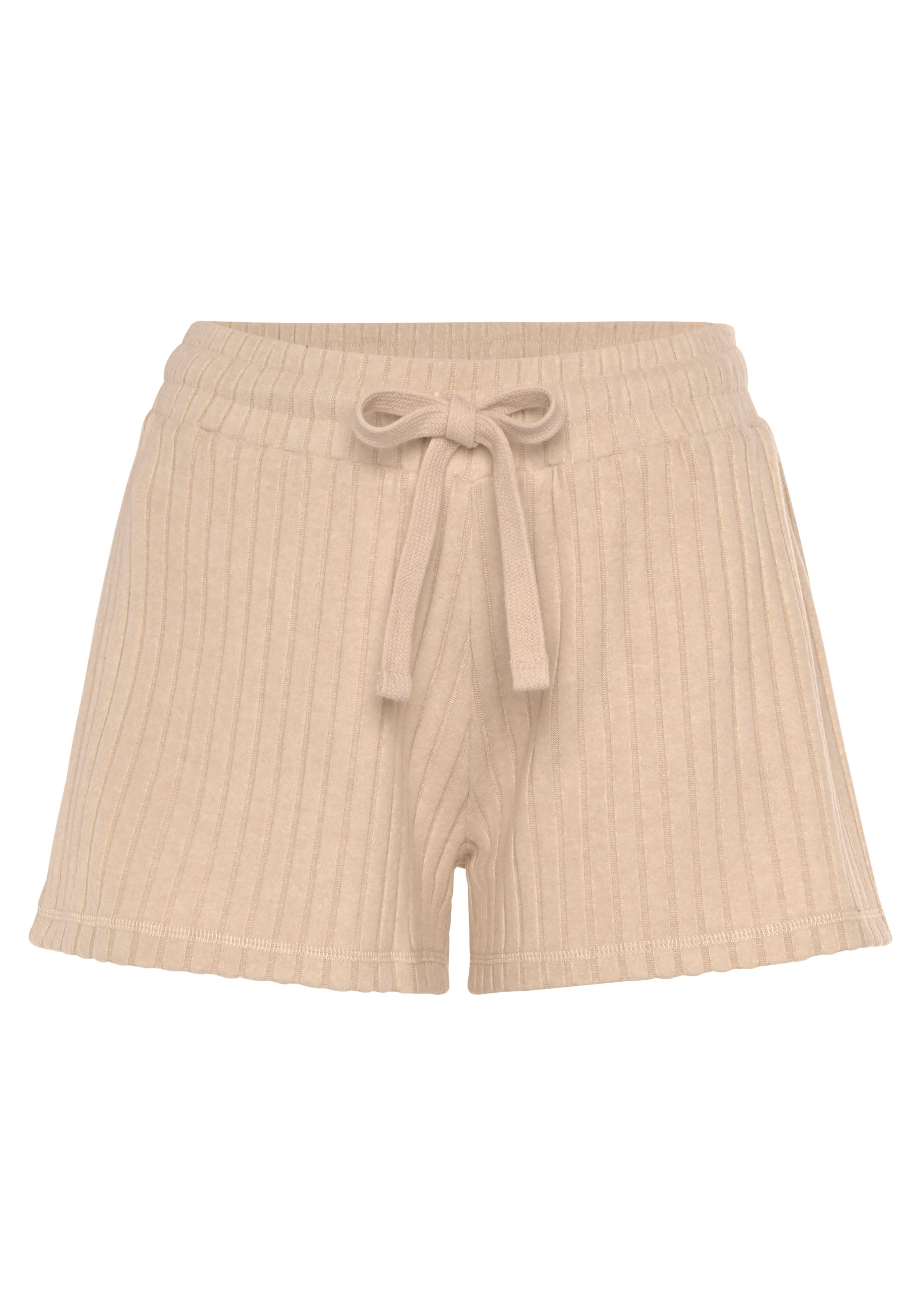 LASCANA Trousers in Beige: front