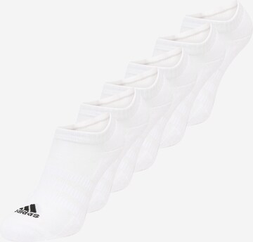 Chaussettes de sport 'Cushioned' ADIDAS SPORTSWEAR en blanc : devant