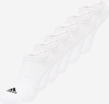 ADIDAS SPORTSWEAR - Calcetines deportivos 'Cushioned' en blanco: frente