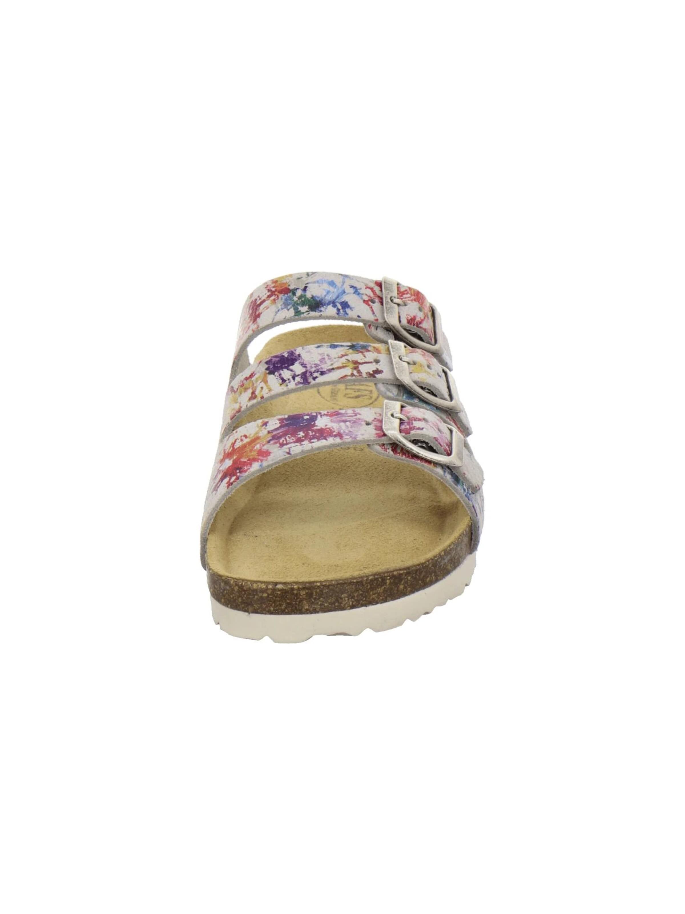 Zoccoletto 'Pantoletten Damen Dreischnaller paint' di AFS-Schuhe in colori misti