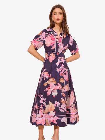 Robe-chemise Lipsy en bleu : devant