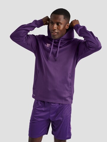 Hummel Sports sweatshirt in Purple: front