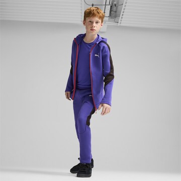 PUMA Athletic Zip-Up Hoodie 'Evostripe' in Blue