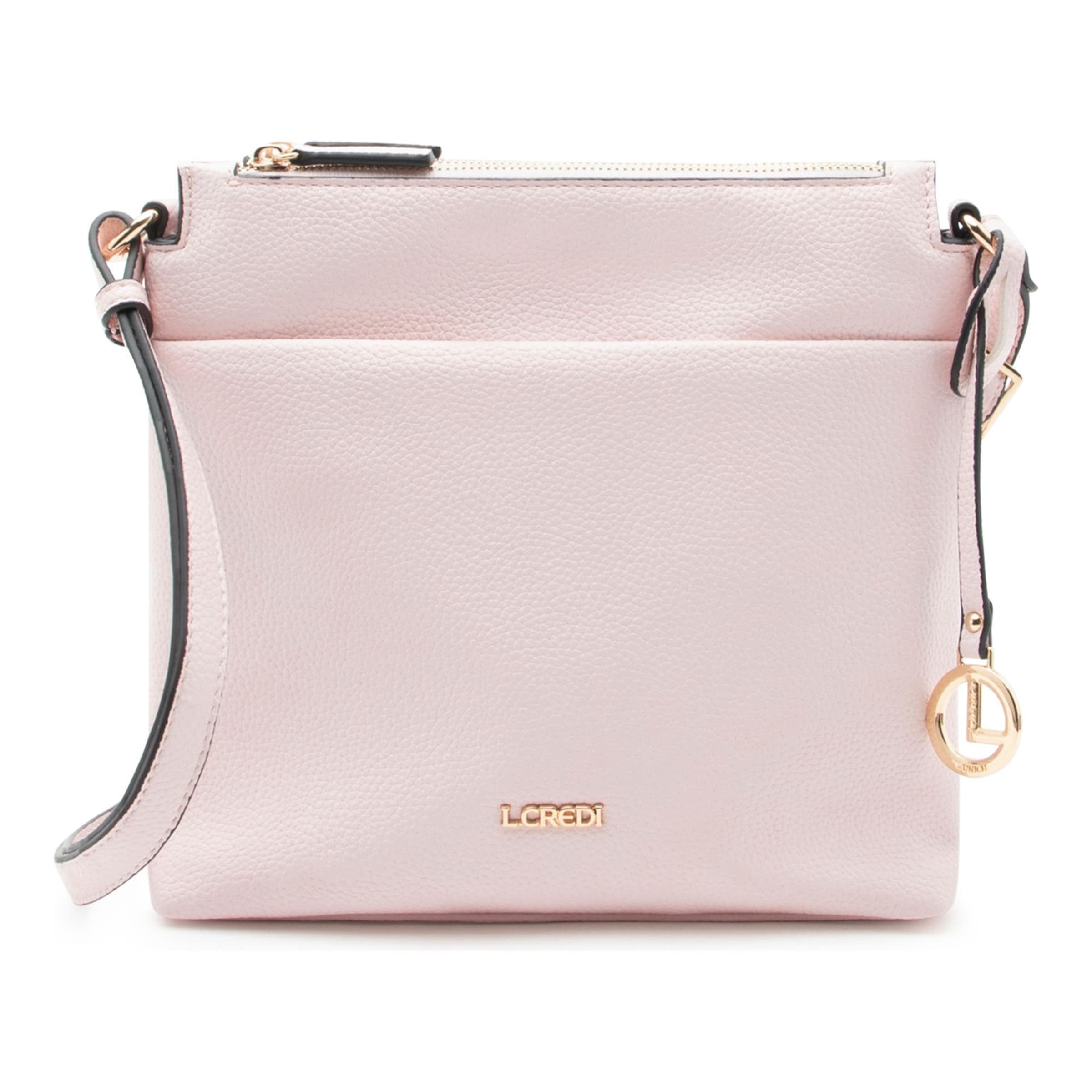 L.CREDI Umhängetasche 'Ella' in Pink: Vorderseite