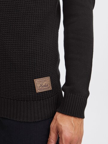!Solid Pullover 'Tommy' in Schwarz