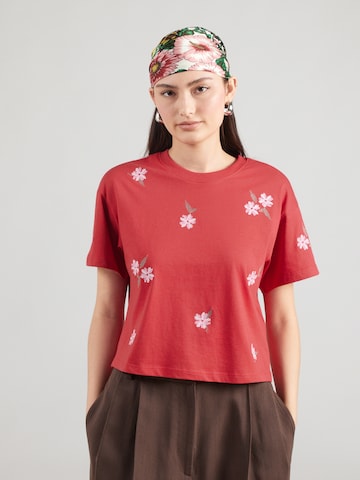 ONLY Tričko 'ONLGIA' - Červená: predná strana