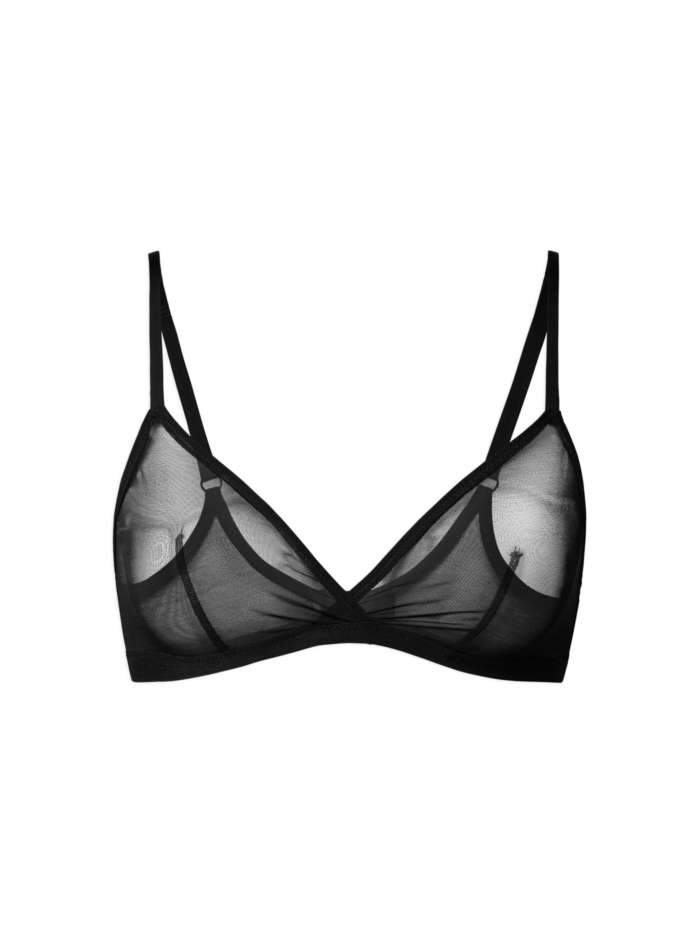 SNOCKS BH in Schwarz: Vorderseite