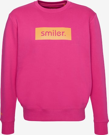 smiler. Sweater 'Cuddle' in Pink: front