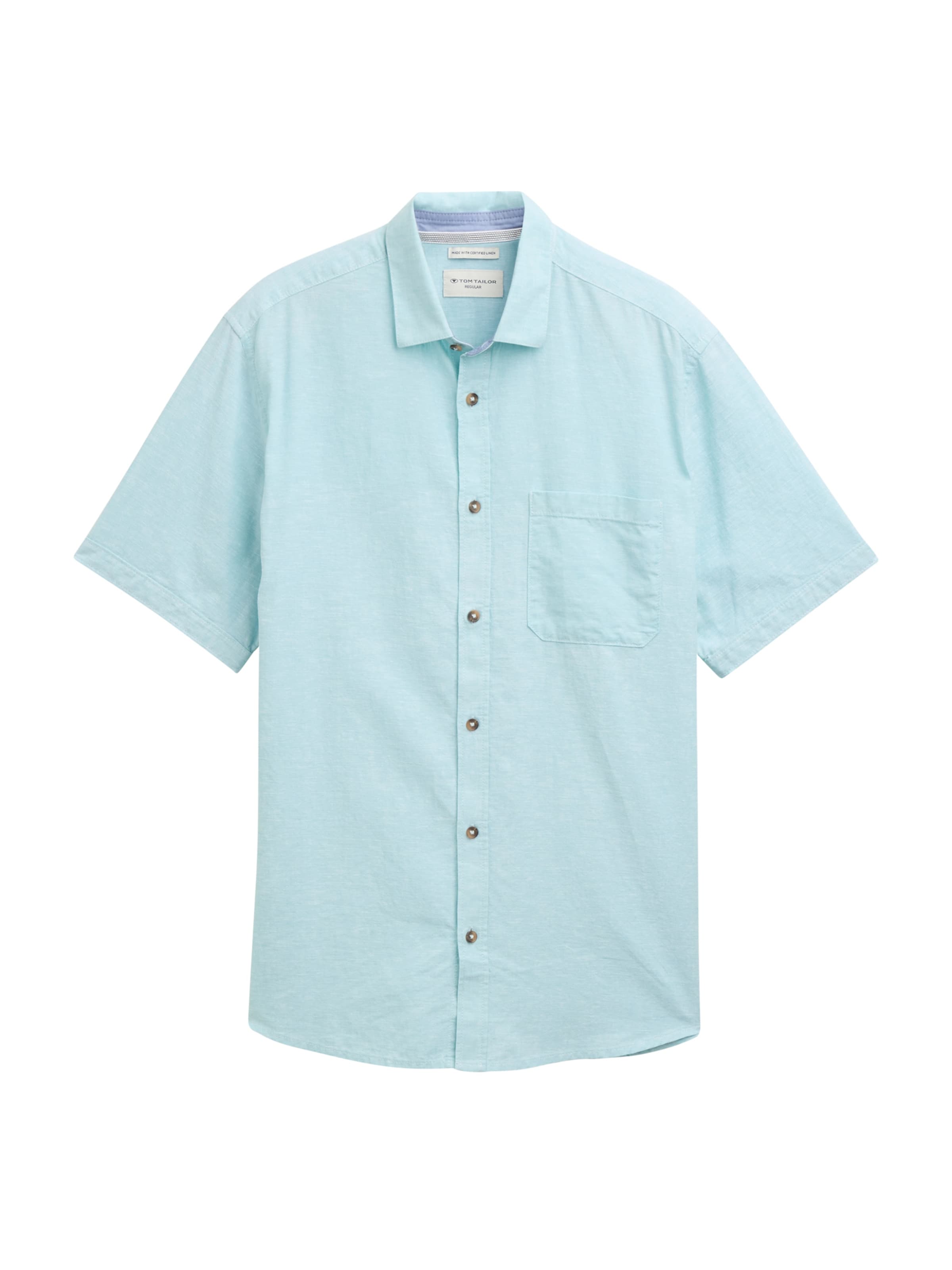 TOM TAILOR Rovný strih Košeľa - Modrá: predná strana