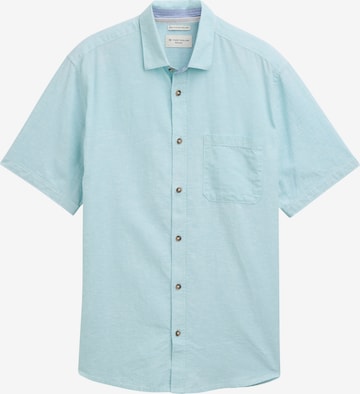 TOM TAILOR - Regular Fit Camisa em azul: frente