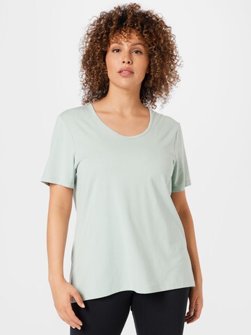 T-shirt Esprit Sport Curvy en vert : devant