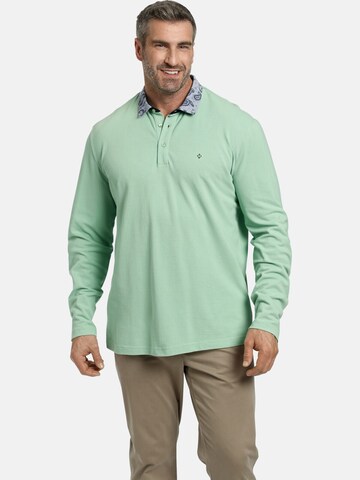 Charles Colby Shirt 'Earl Daren' in Green: front