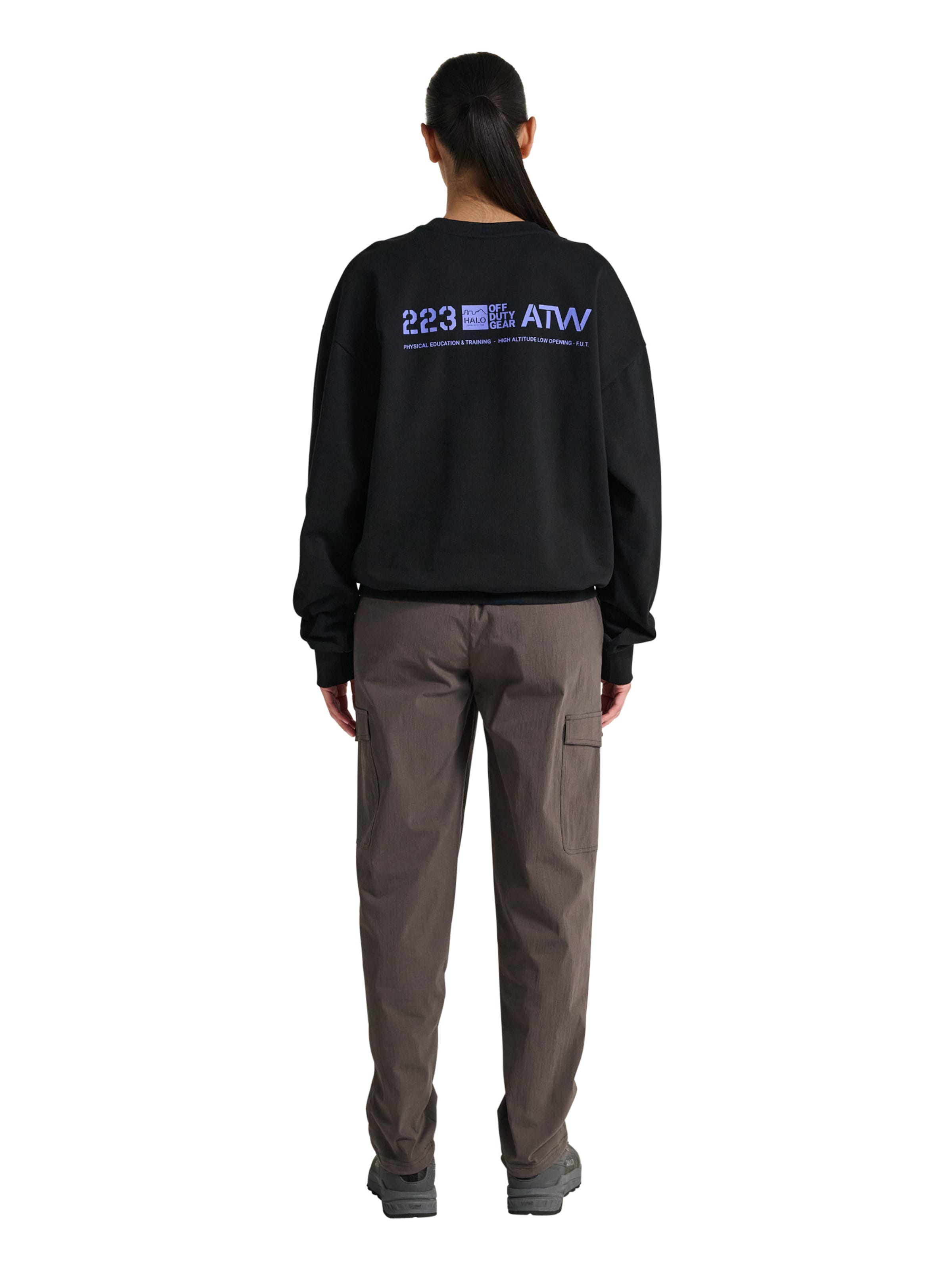 HALO Sweatshirt in Zwart