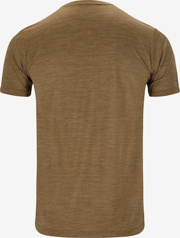 ENDURANCE Funkcionalna majica 'PORTOFINO' | rjava barva