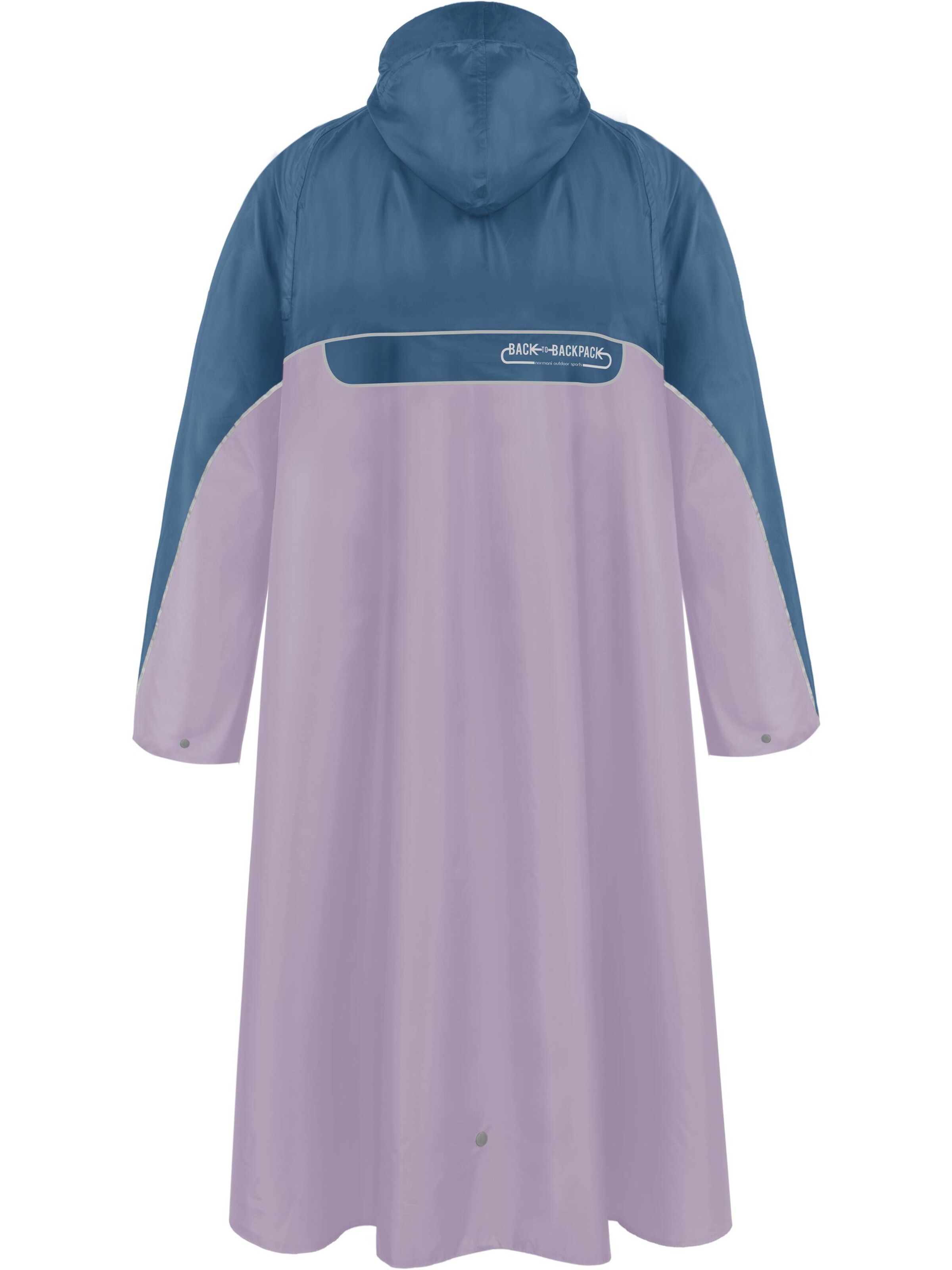 normani Regenponcho 'Tutunendo' in Blau