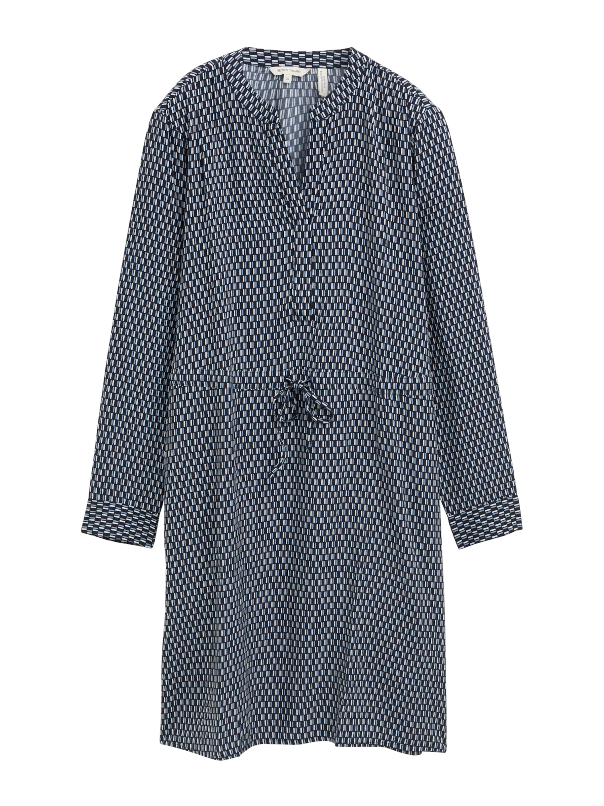 TOM TAILOR Šaty - Modrá: predná strana