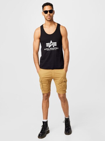 T-Shirt ALPHA INDUSTRIES en noir