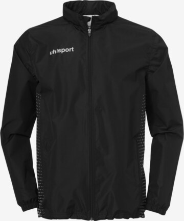 UHLSPORT Athletic Jacket in Black: front