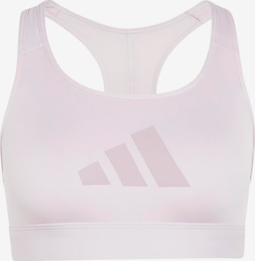 Soutien-gorge de sport 'POWER REACT' ADIDAS PERFORMANCE en violet : devant