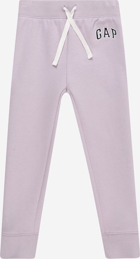 GAP Broek in de kleur Lavendel / Zwart / Wit, Productweergave