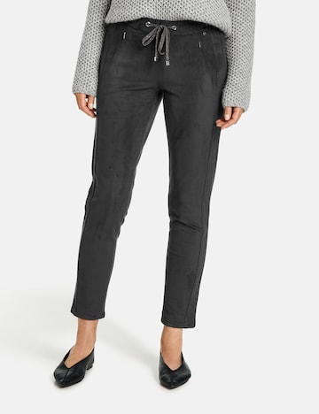 GERRY WEBER Slimfit Hose in Schwarz: predná strana