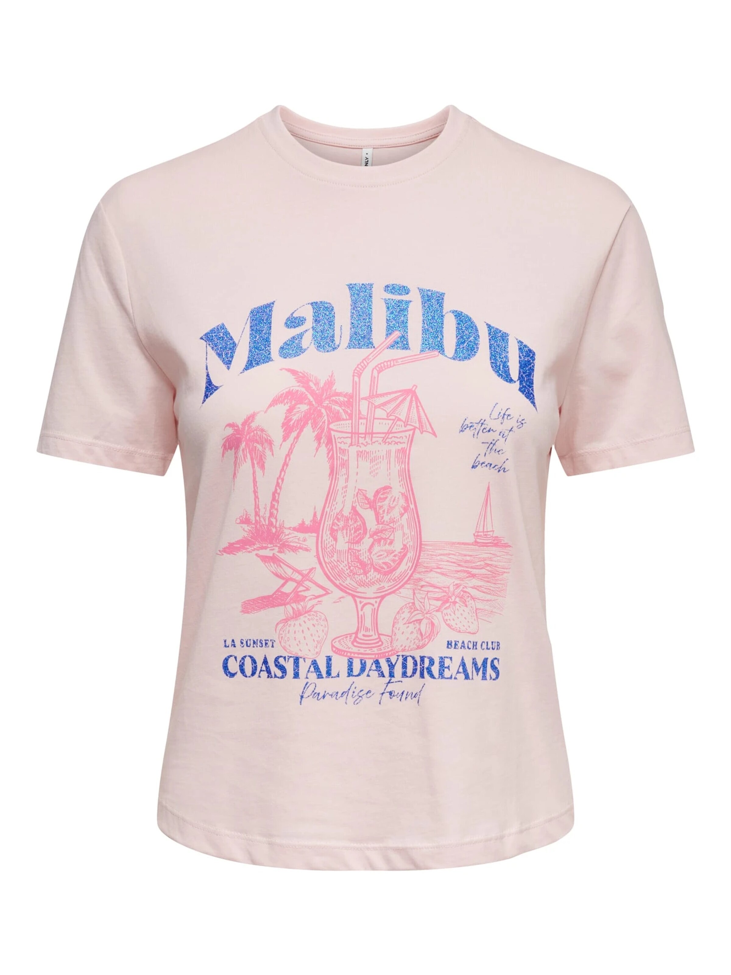 ONLY Tricot 'Dina' in Roze: voorkant