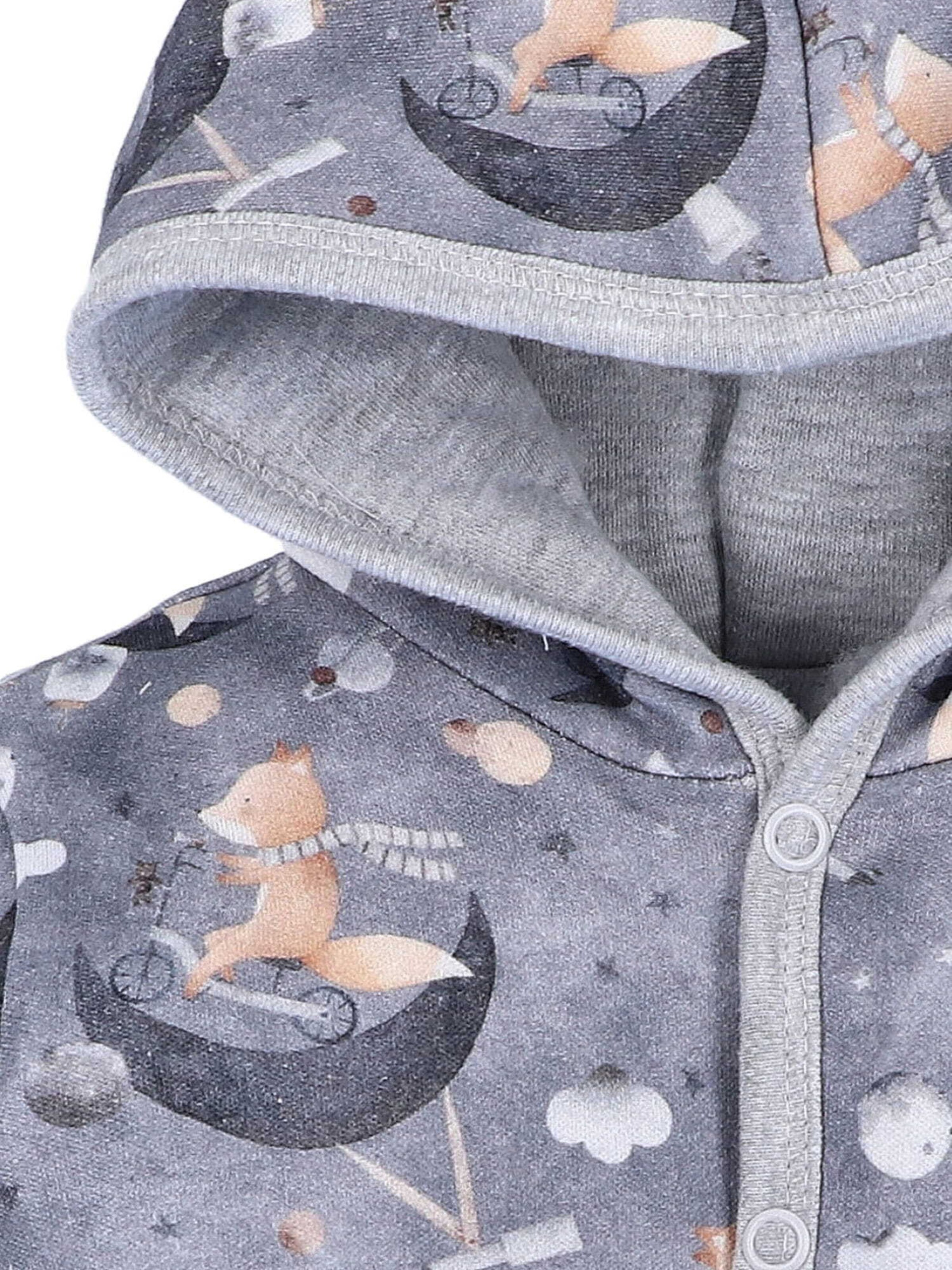 NINI Sweatvest 'Fuchs' in Grijs